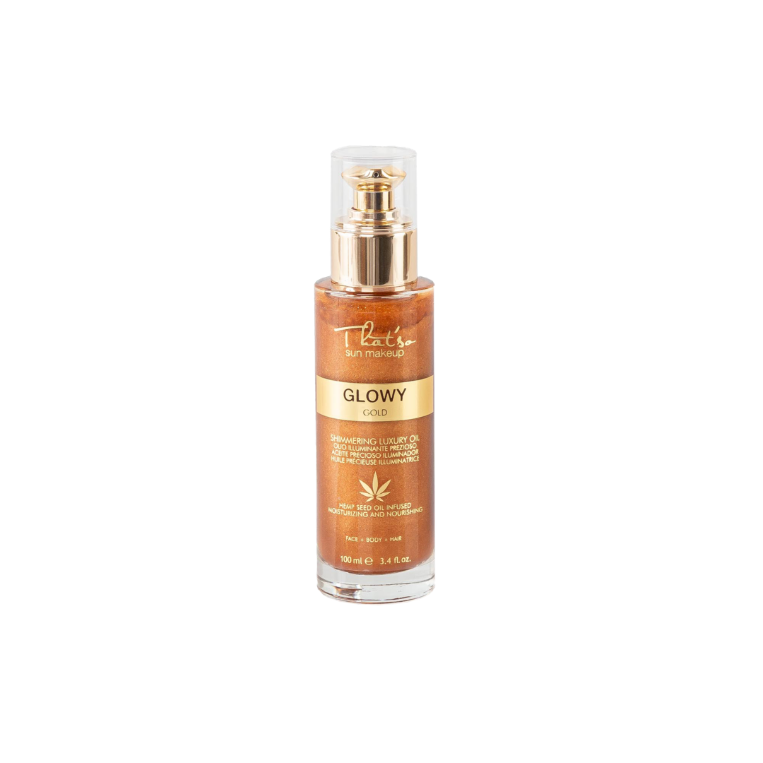 Glowy Gold Dry Shimmer Oil 100ml
