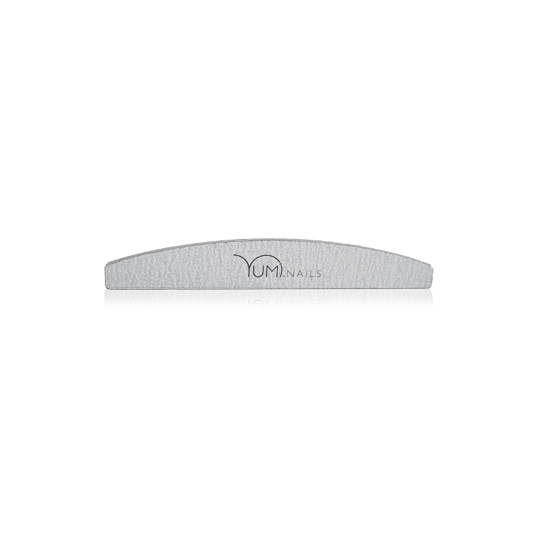 Half Moon Nail File Zebra - 100/100 Grit (Pack of 10)