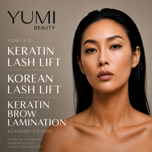 YUMI 3.0 Keratin Lash & Korean Lash & Brow Lift Newcastle Academy Combined Course